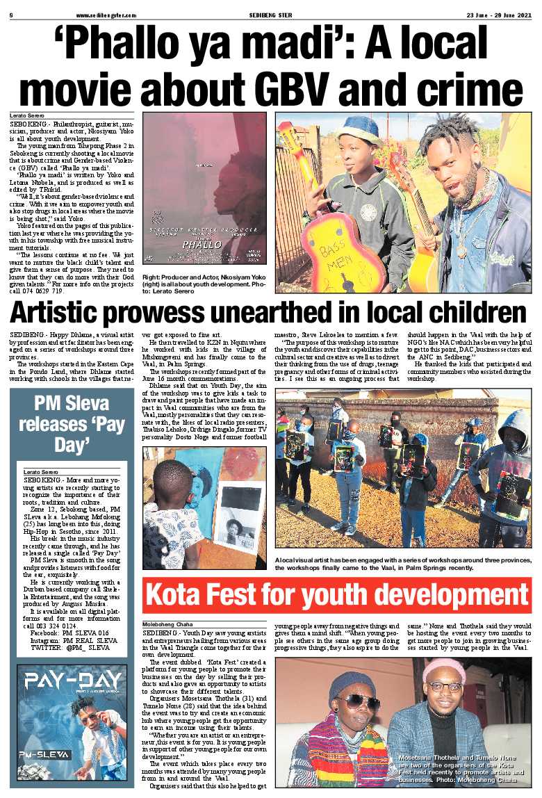 SEDIBENG STER 23 June – 29 June 2021 page 10