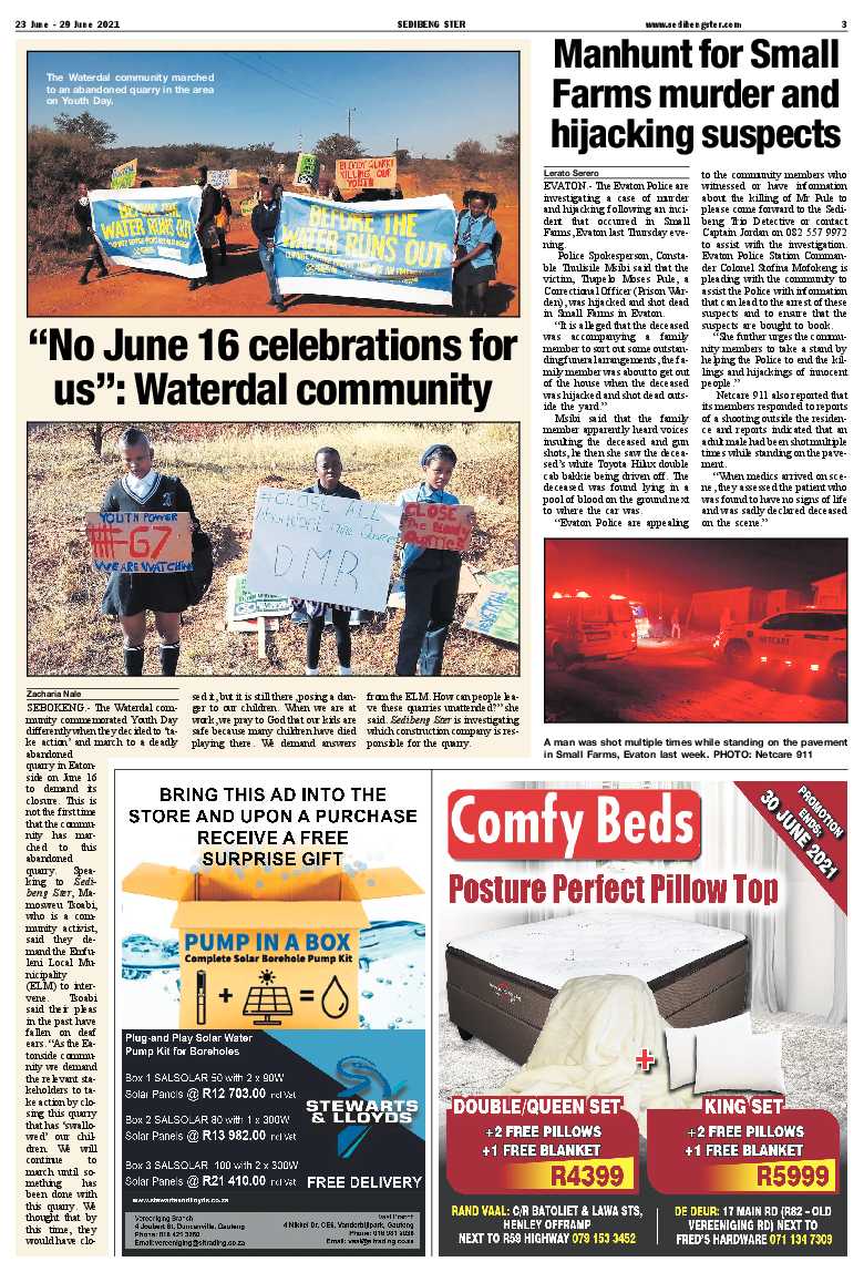 SEDIBENG STER 23 June – 29 June 2021 page 3