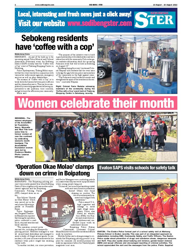 SEDIBENG STER 10 August – 16 August 2022 page 2