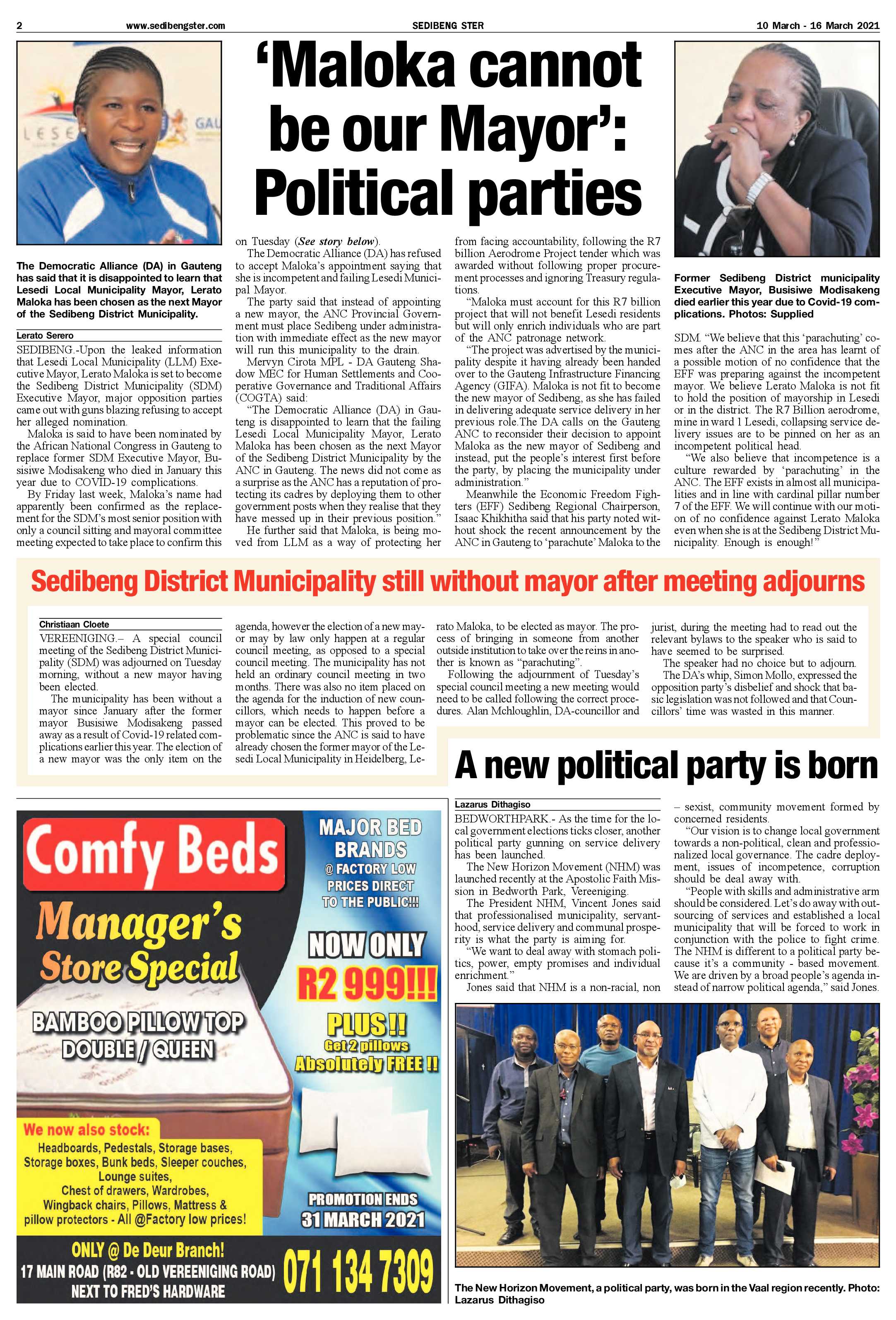 SEDIBENG STER 6 April – 12 April 2022 page 2