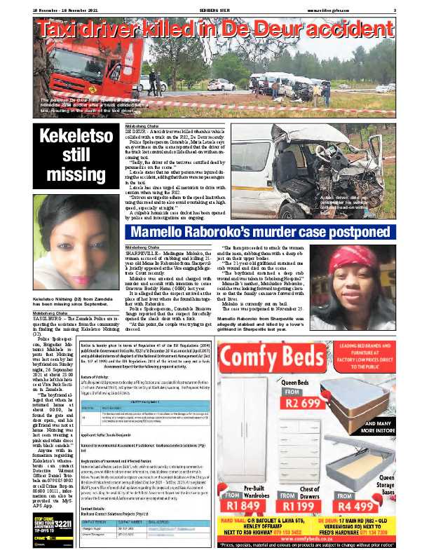 SEDIBENG STER 10 November – 16 November 2021 page 3