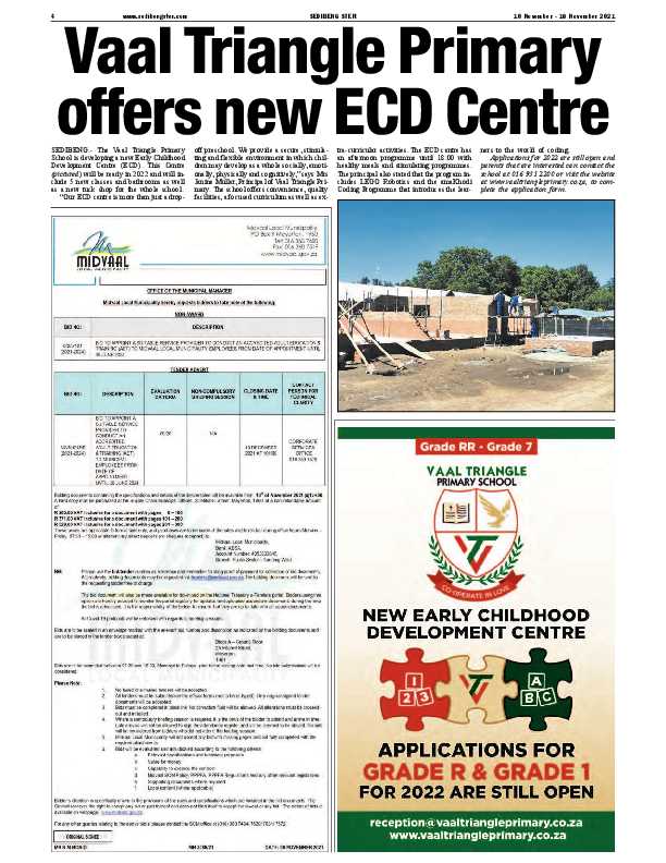 SEDIBENG STER 10 November – 16 November 2021 page 4
