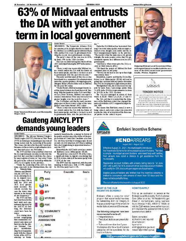 SEDIBENG STER 10 November – 16 November 2021 page 5