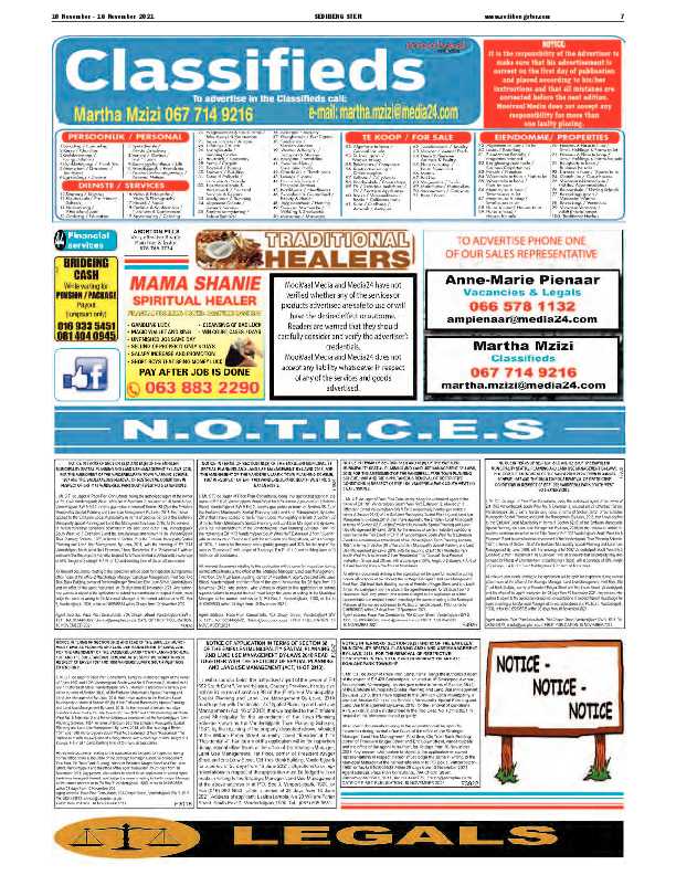 SEDIBENG STER 10 November – 16 November 2021 page 7
