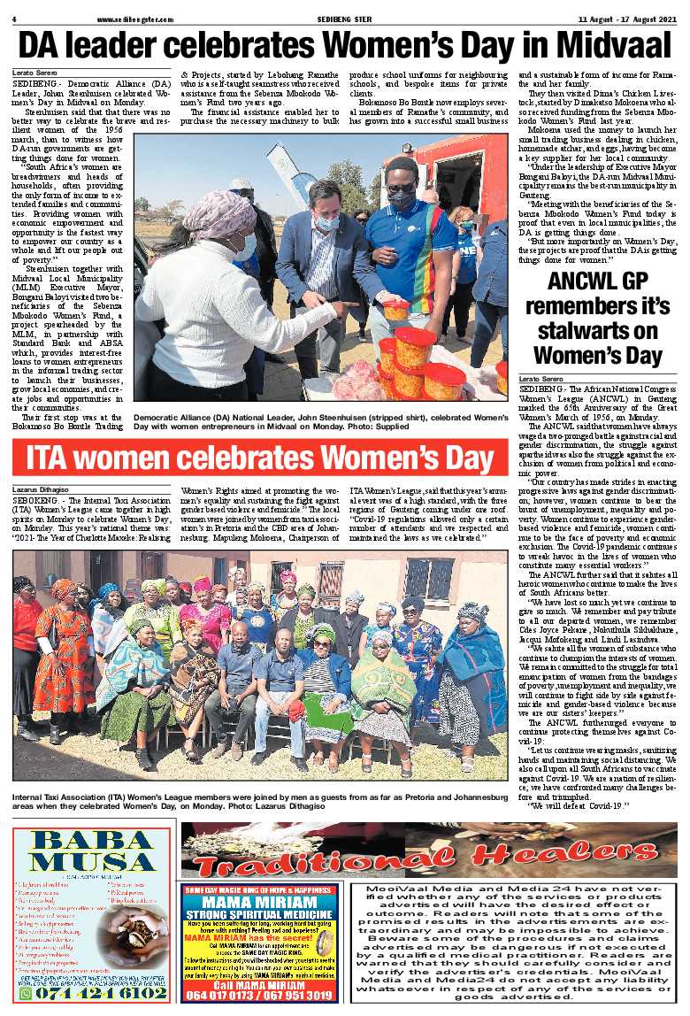 SEDIBENG STER 11 August – 17 August 2021 page 4