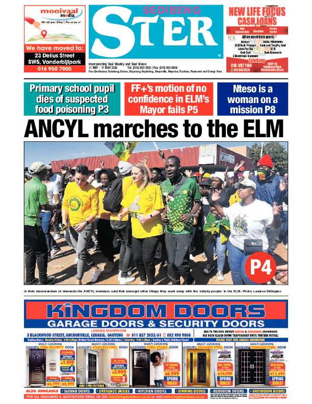 SEDIBENG STER 11 May – 17 May 2022 page 1