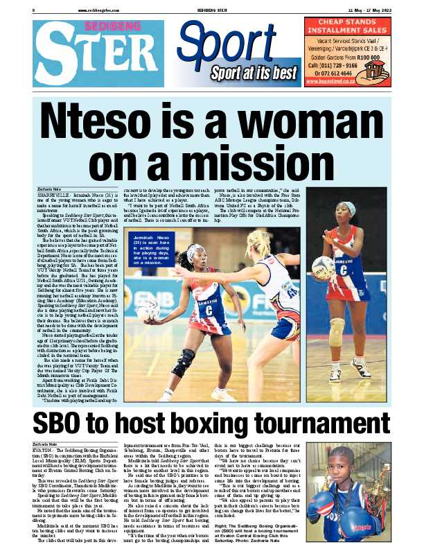 SEDIBENG STER 11 May – 17 May 2022 page 8