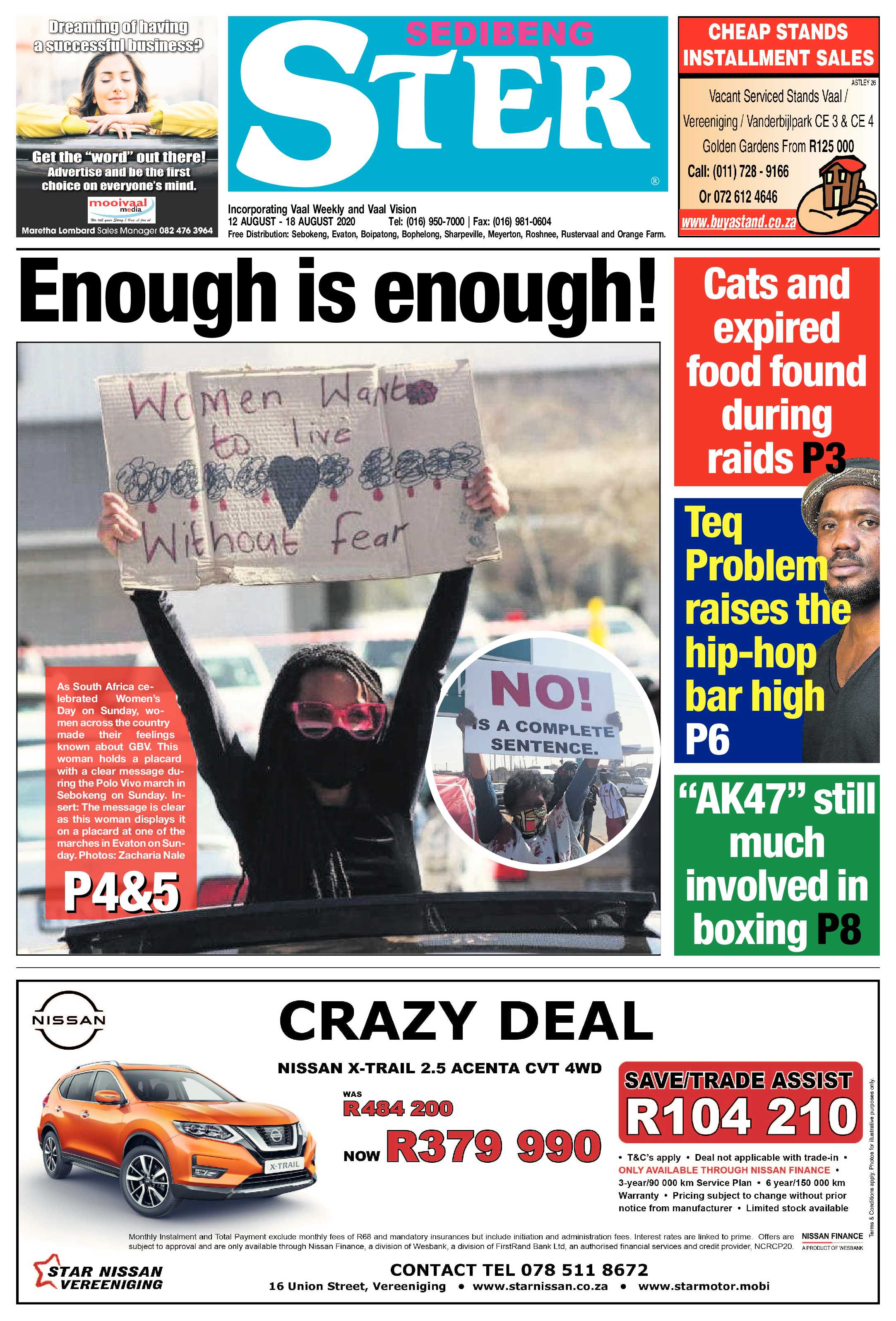SEDIBENG STER 12 AUGUST – 18 AUGUST 2020 page 1