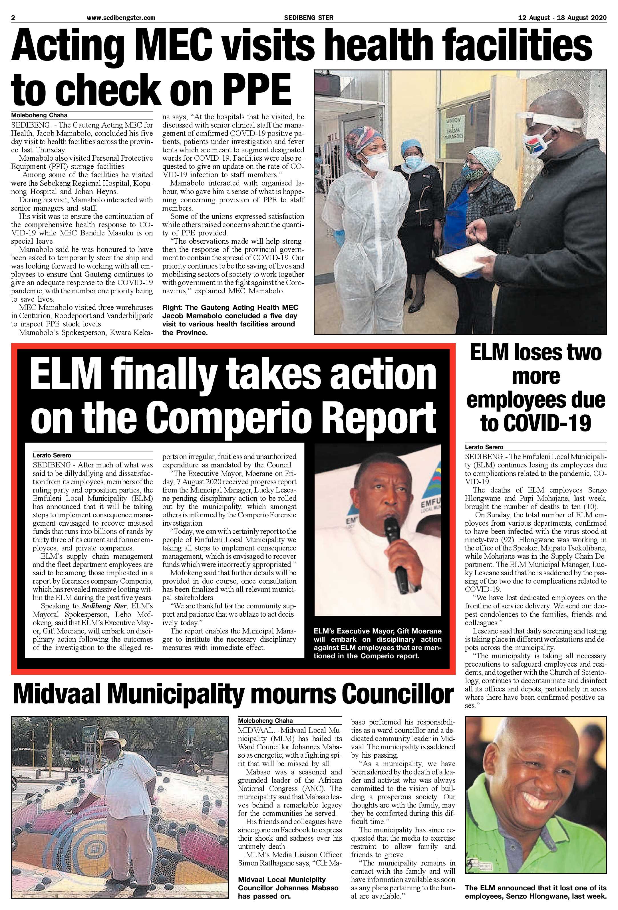 SEDIBENG STER 12 AUGUST – 18 AUGUST 2020 page 2