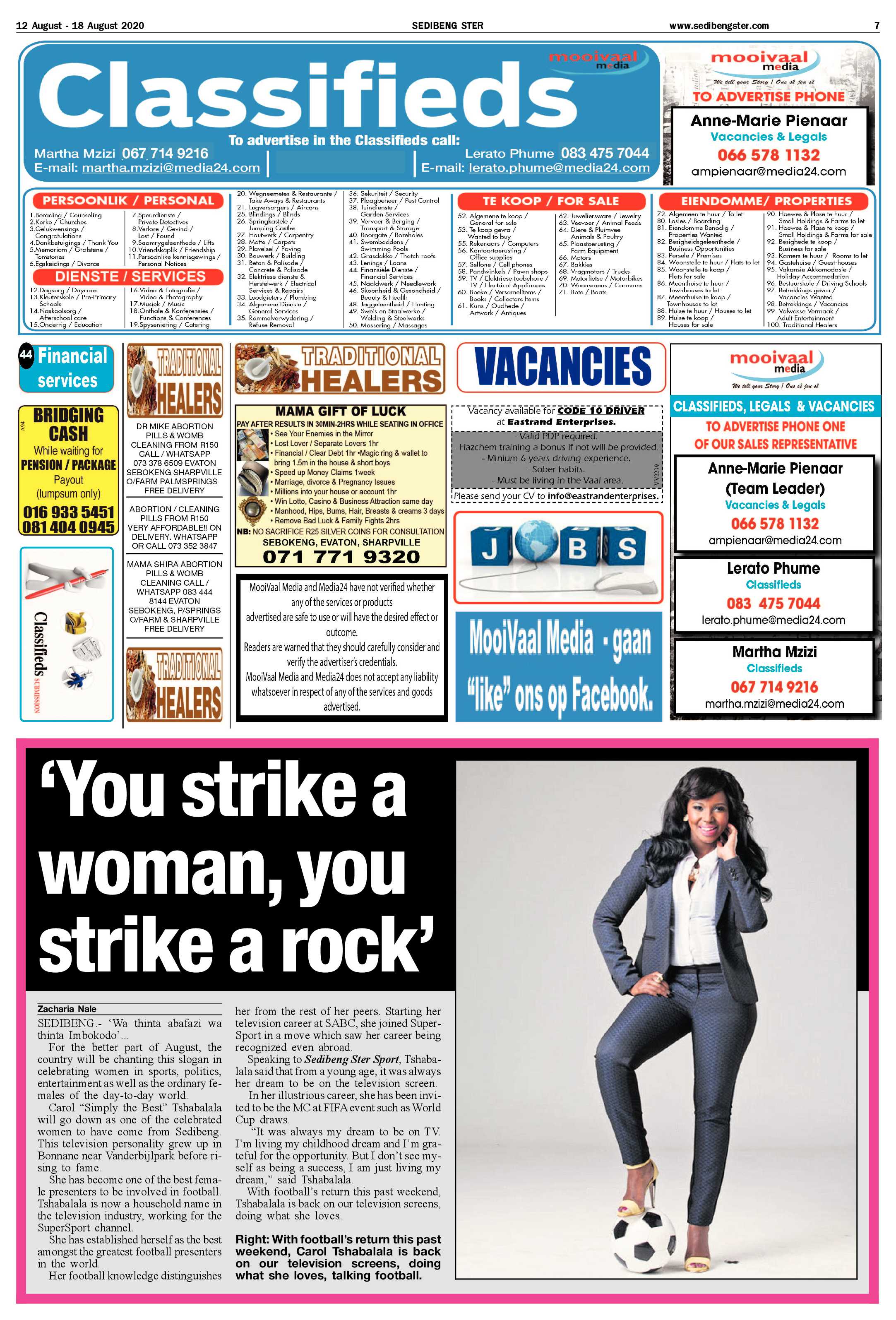 SEDIBENG STER 12 AUGUST – 18 AUGUST 2020 page 7