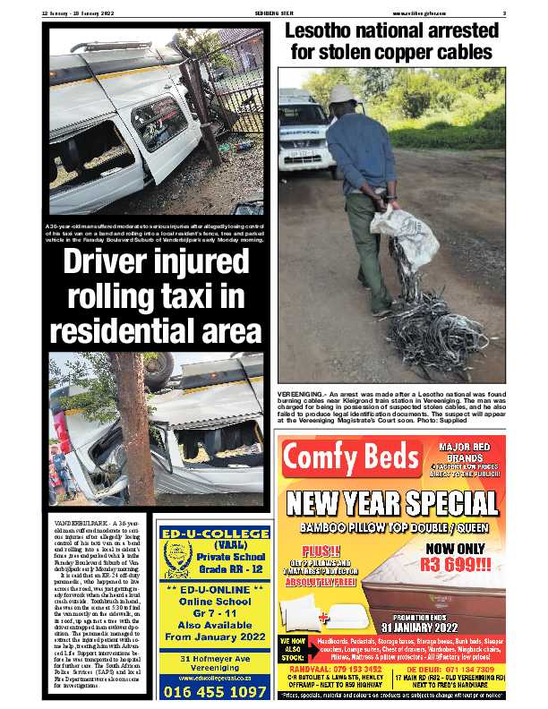 SEDIBENG STER 12 January – 18 January 2022 page 3