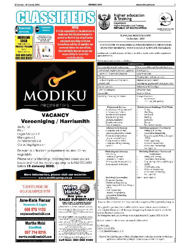 SEDIBENG STER 12 January – 18 January 2022 page 7