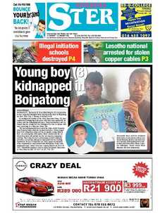 SEDIBENG STER 12 January – 18 January 2022