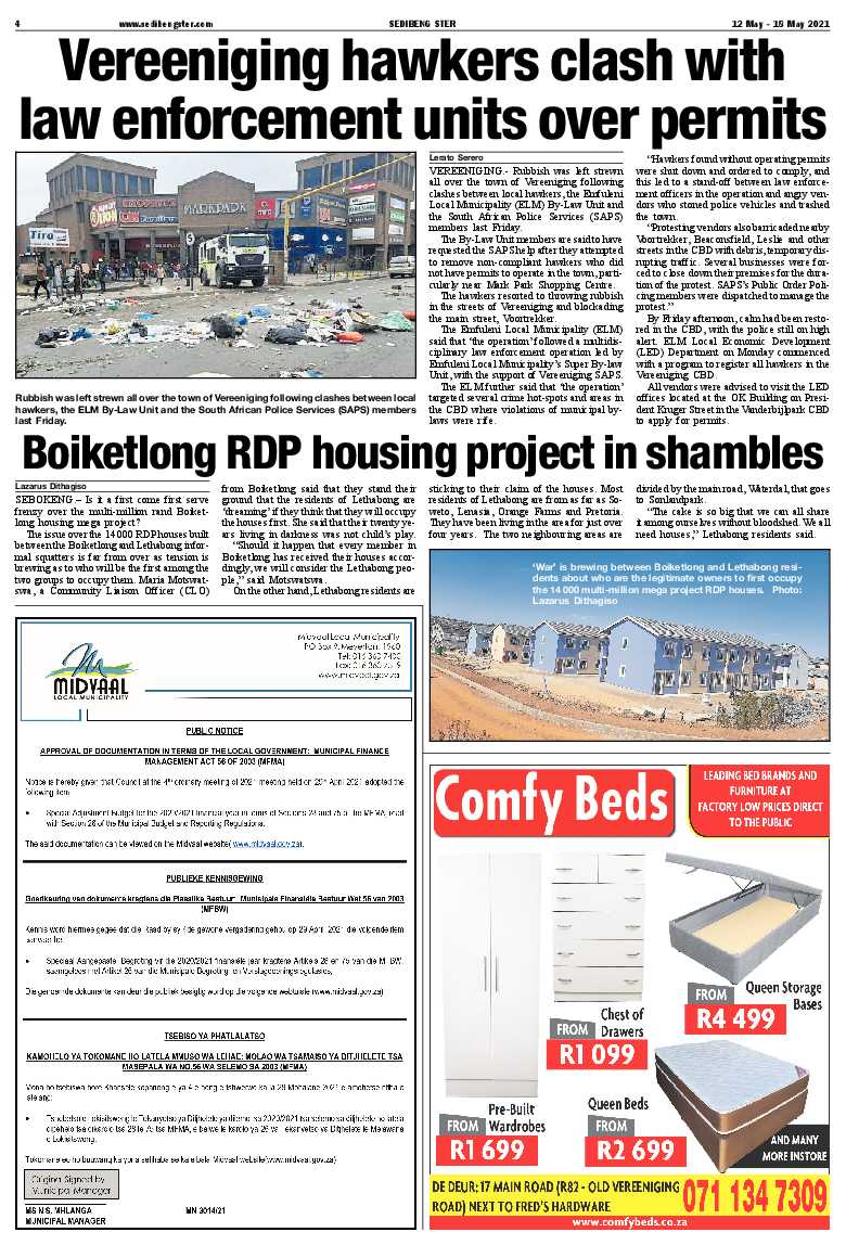 SEDIBENG STER 12 May – 18 May 2021 page 4