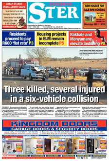 SEDIBENG STER 12 May – 18 May 2021