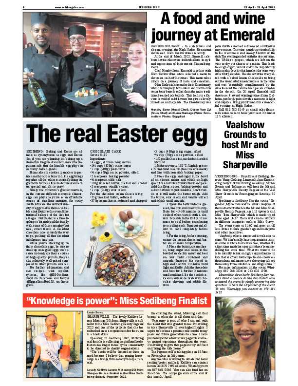 SEDIBENG STER 13 April – 19 April 2022 page 6