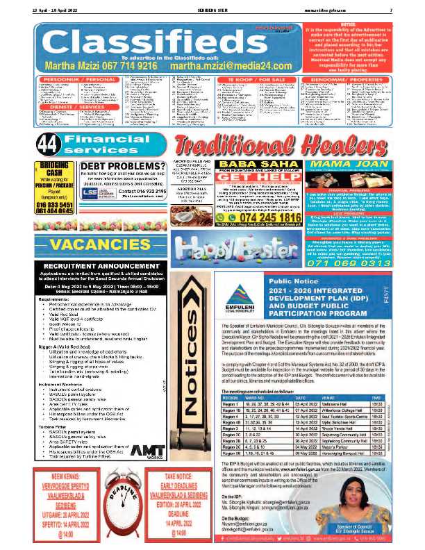 SEDIBENG STER 13 April – 19 April 2022 page 7