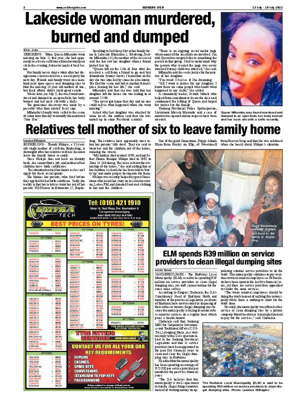 SEDIBENG STER 13 July – 19 July 2022 page 2