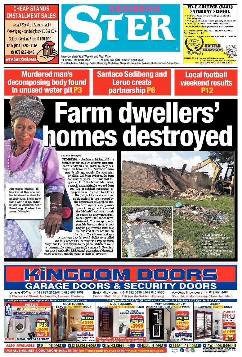 SEDIBENG STER 14 April – 20 April 2021 page 1