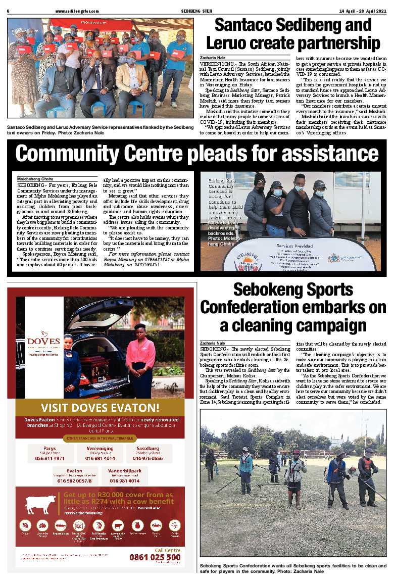 SEDIBENG STER 14 April – 20 April 2021 page 6