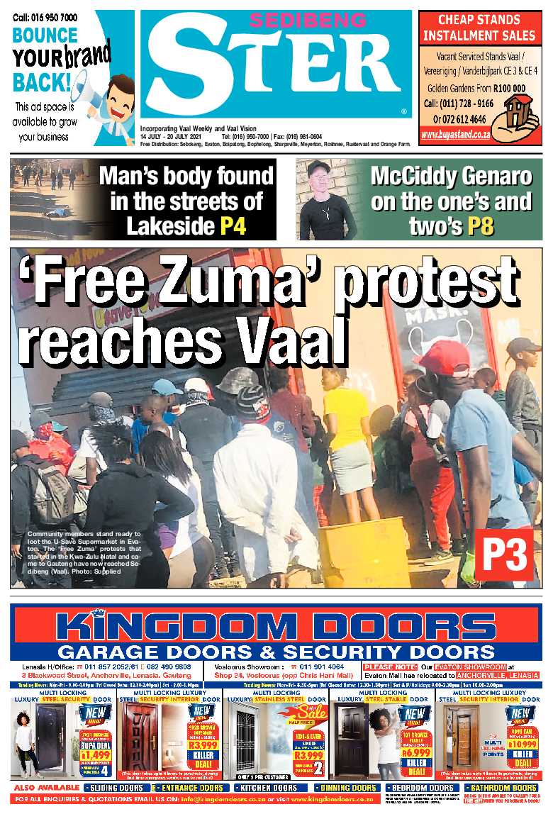 SEDIBENG STER 14 July – 20 July 2021 page 1