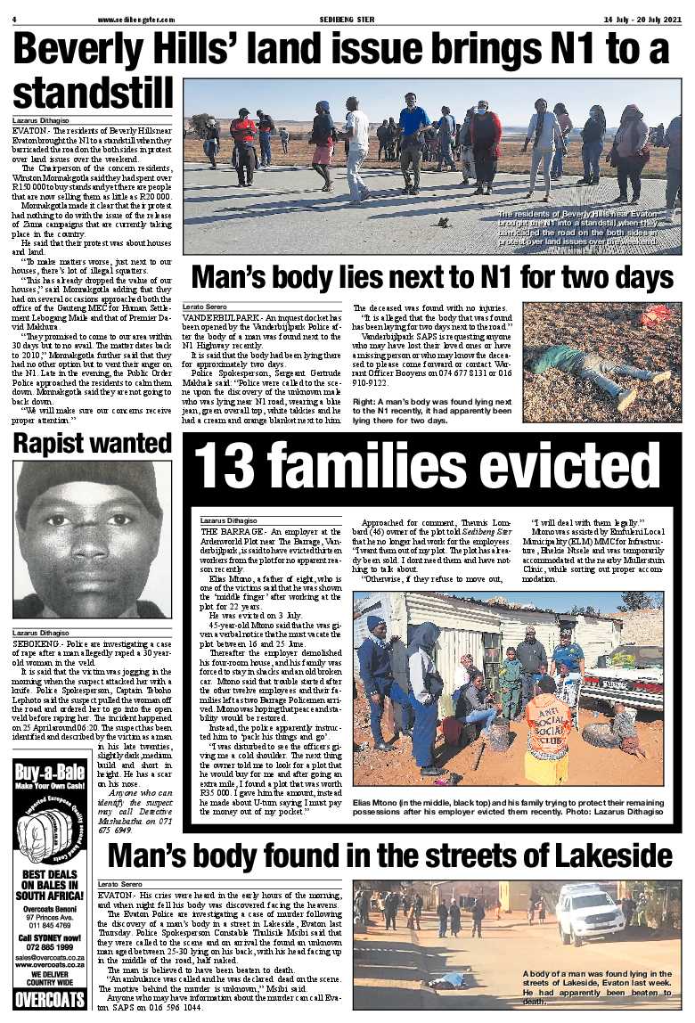 SEDIBENG STER 14 July – 20 July 2021 page 4