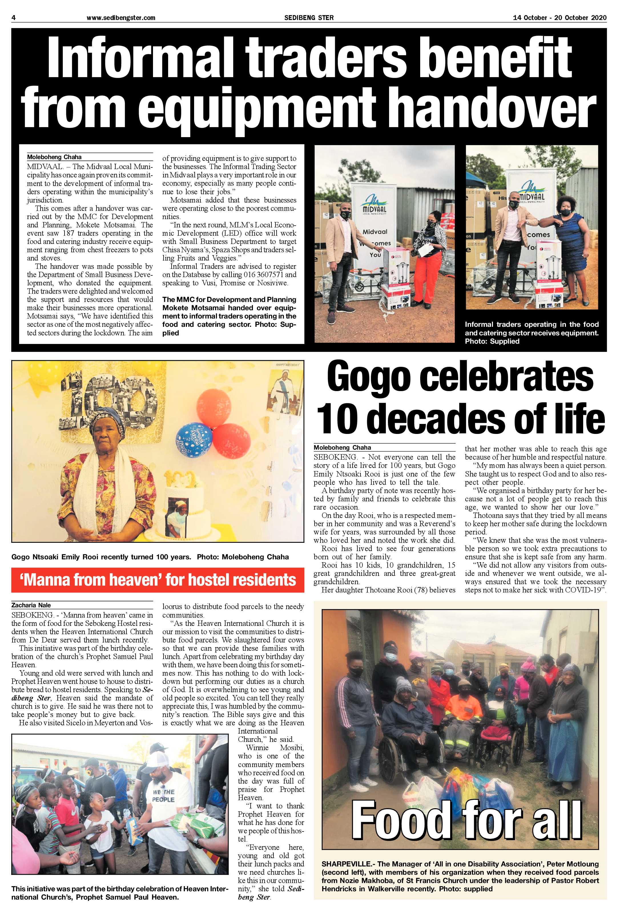 SEDIBENG STER 14 October – 20 October 2020 page 4