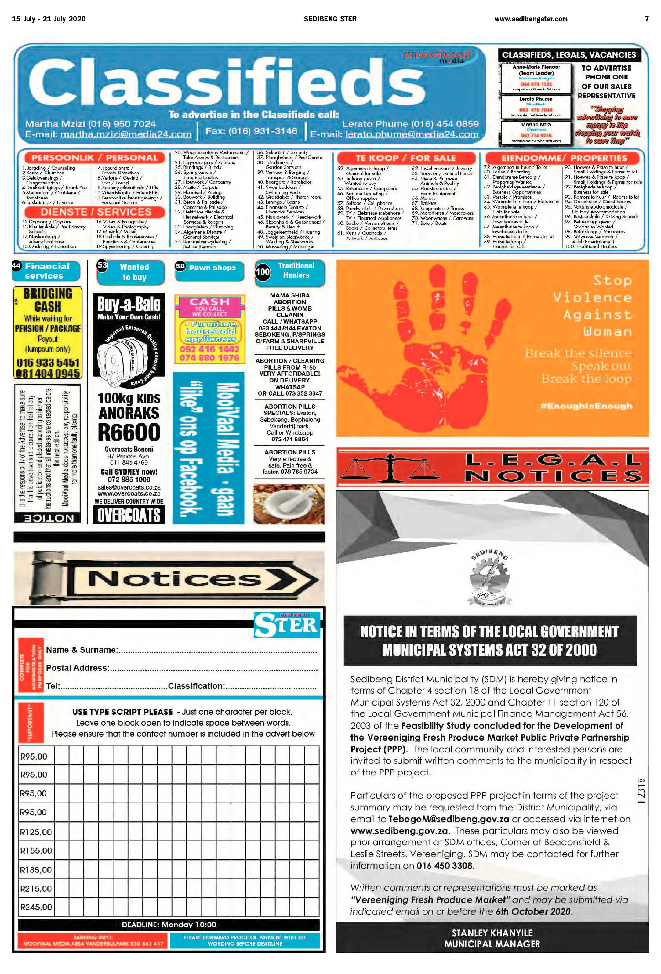 SEDIBENG STER 15 JULY – 21 JULY 2020 page 7