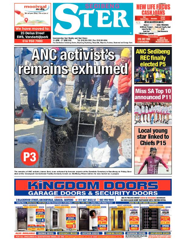 SEDIBENG STER 15 June – 21 June 2022 page 1