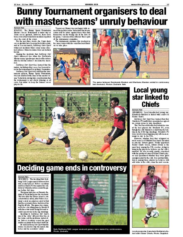 SEDIBENG STER 15 June – 21 June 2022 page 12