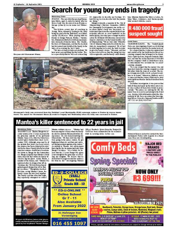 SEDIBENG STER 15 September – 21 September 2021 page 3