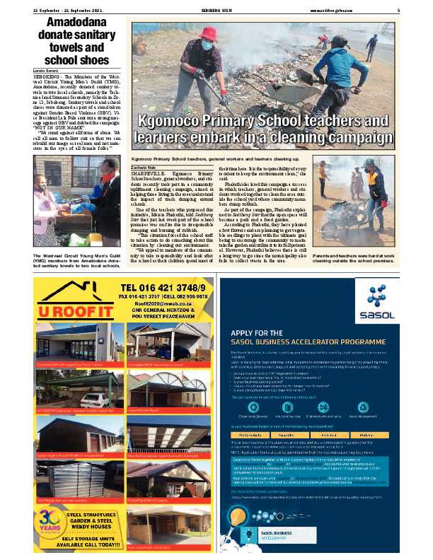 SEDIBENG STER 15 September – 21 September 2021 page 5
