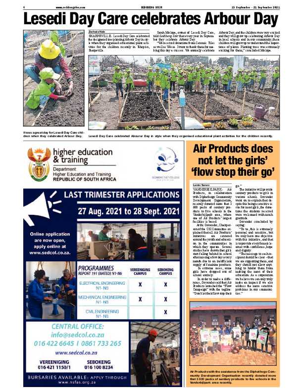 SEDIBENG STER 15 September – 21 September 2021 page 6