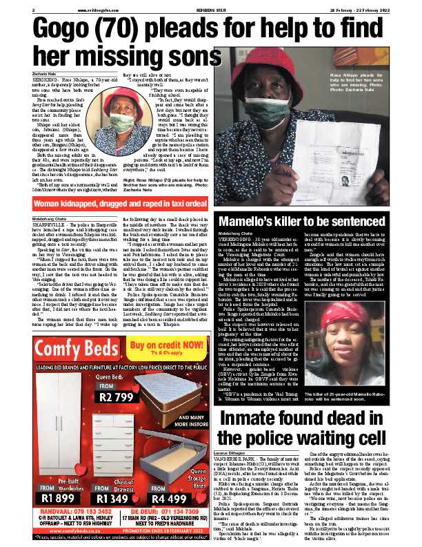 SEDIBENG STER 16 February – 22 February 2022 page 2