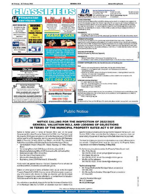 SEDIBENG STER 16 February – 22 February 2022 page 7