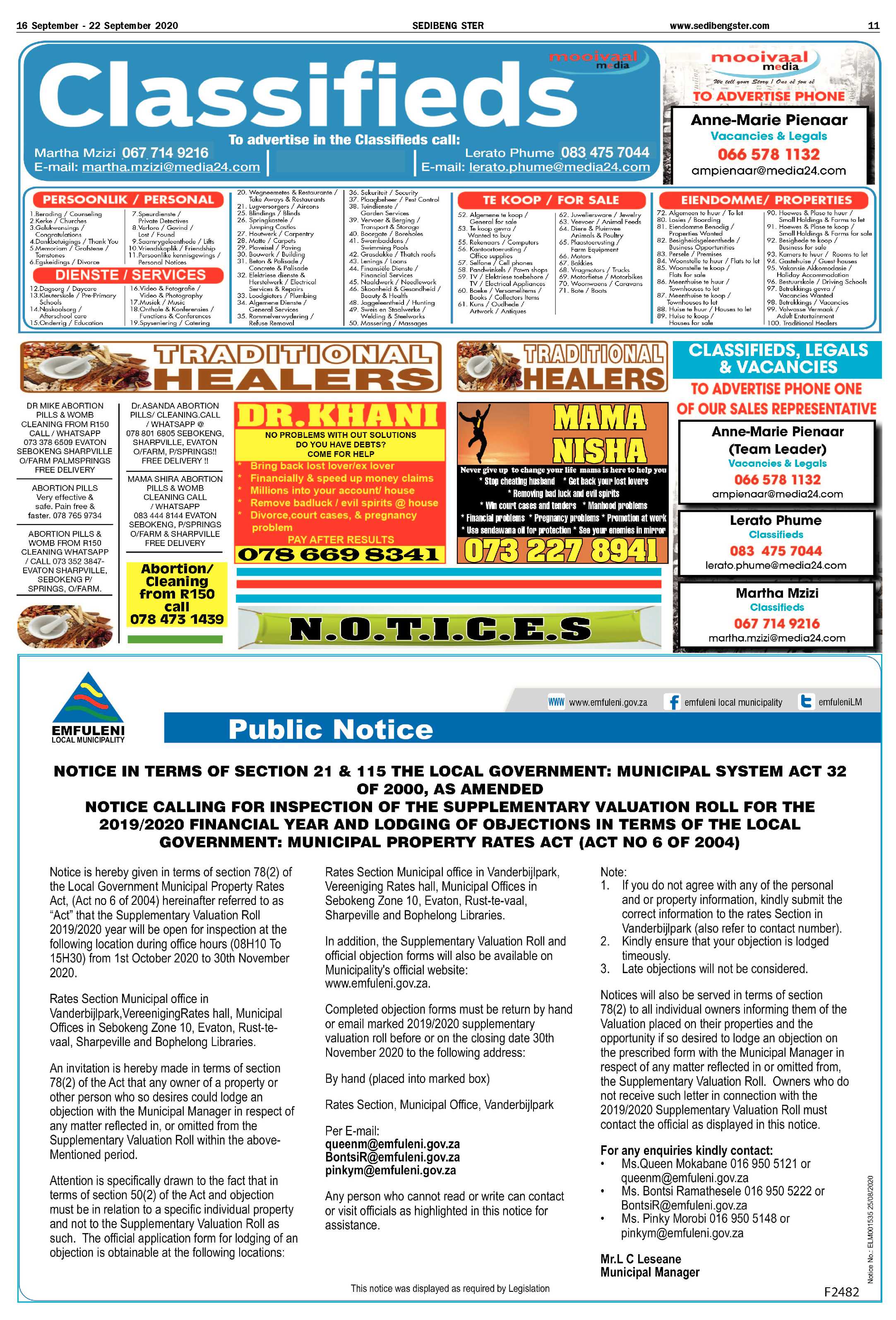 SEDIBENG STER 16 September – 22 September 2020 page 11