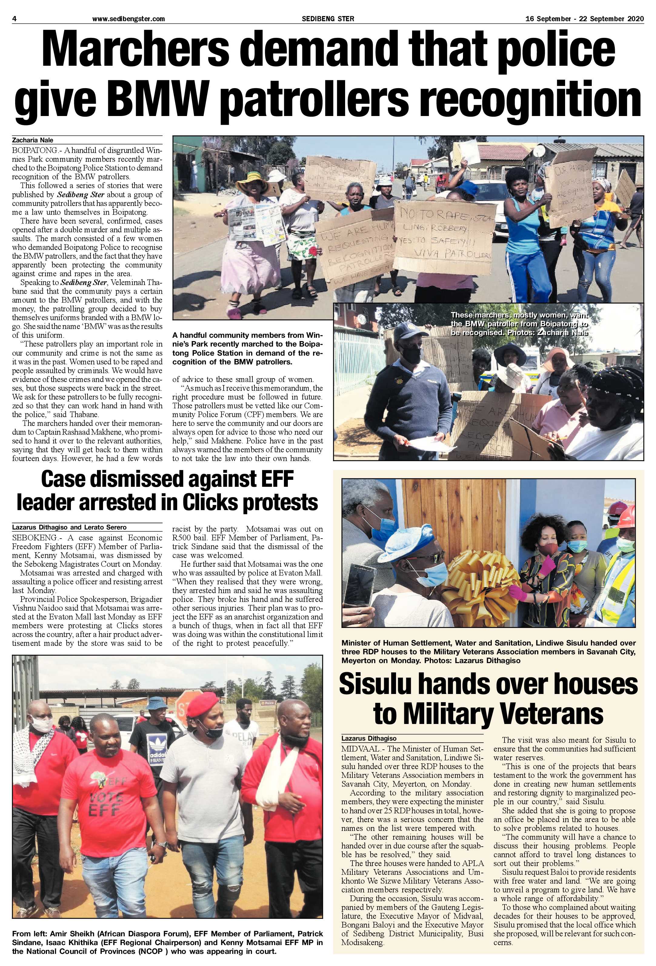 SEDIBENG STER 16 September – 22 September 2020 page 4