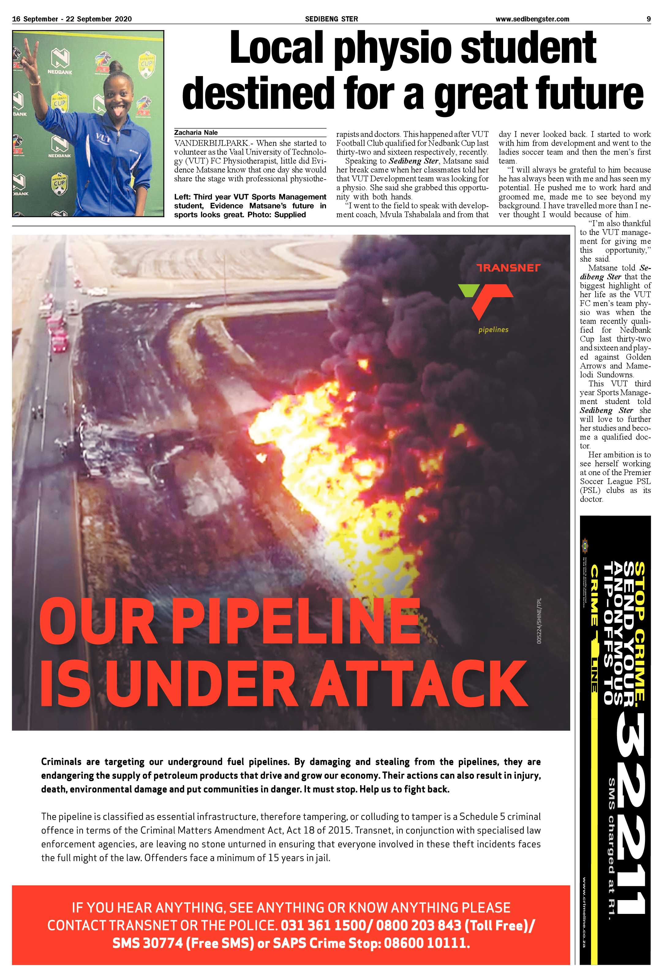 SEDIBENG STER 16 September – 22 September 2020 page 9