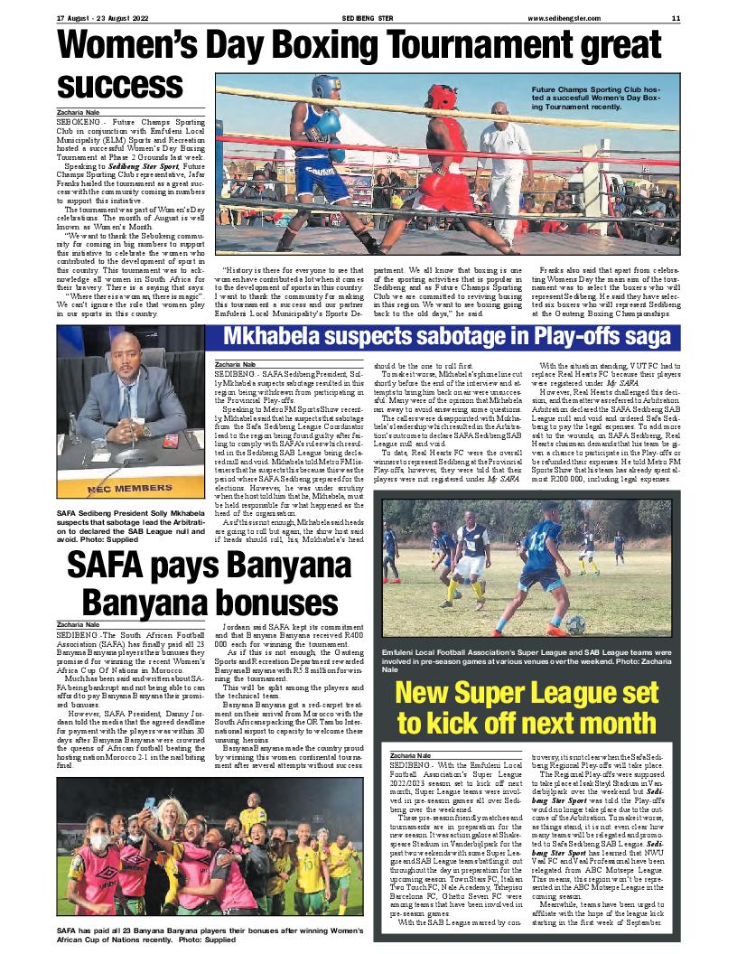 SEDIBENG STER 17 August – 23 August 2022 page 12