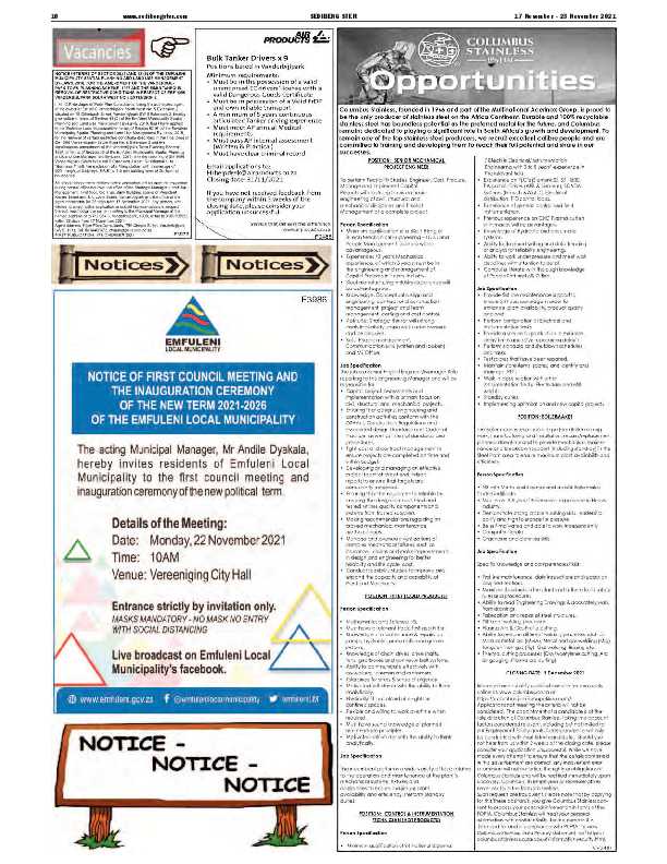 SEDIBENG STER 17 November – 23 November 2021 page 11