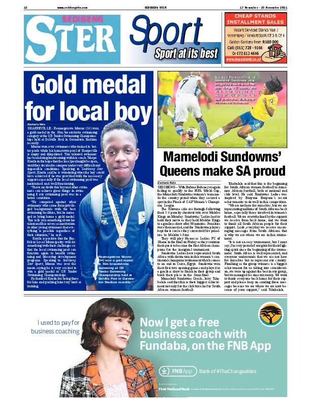 SEDIBENG STER 17 November – 23 November 2021 page 12