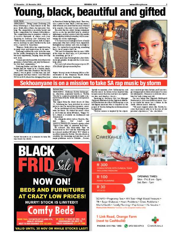 SEDIBENG STER 17 November – 23 November 2021 page 5