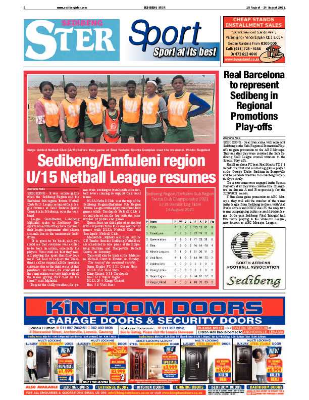 SEDIBENG STER 18 August – 24 August 2021 page 8