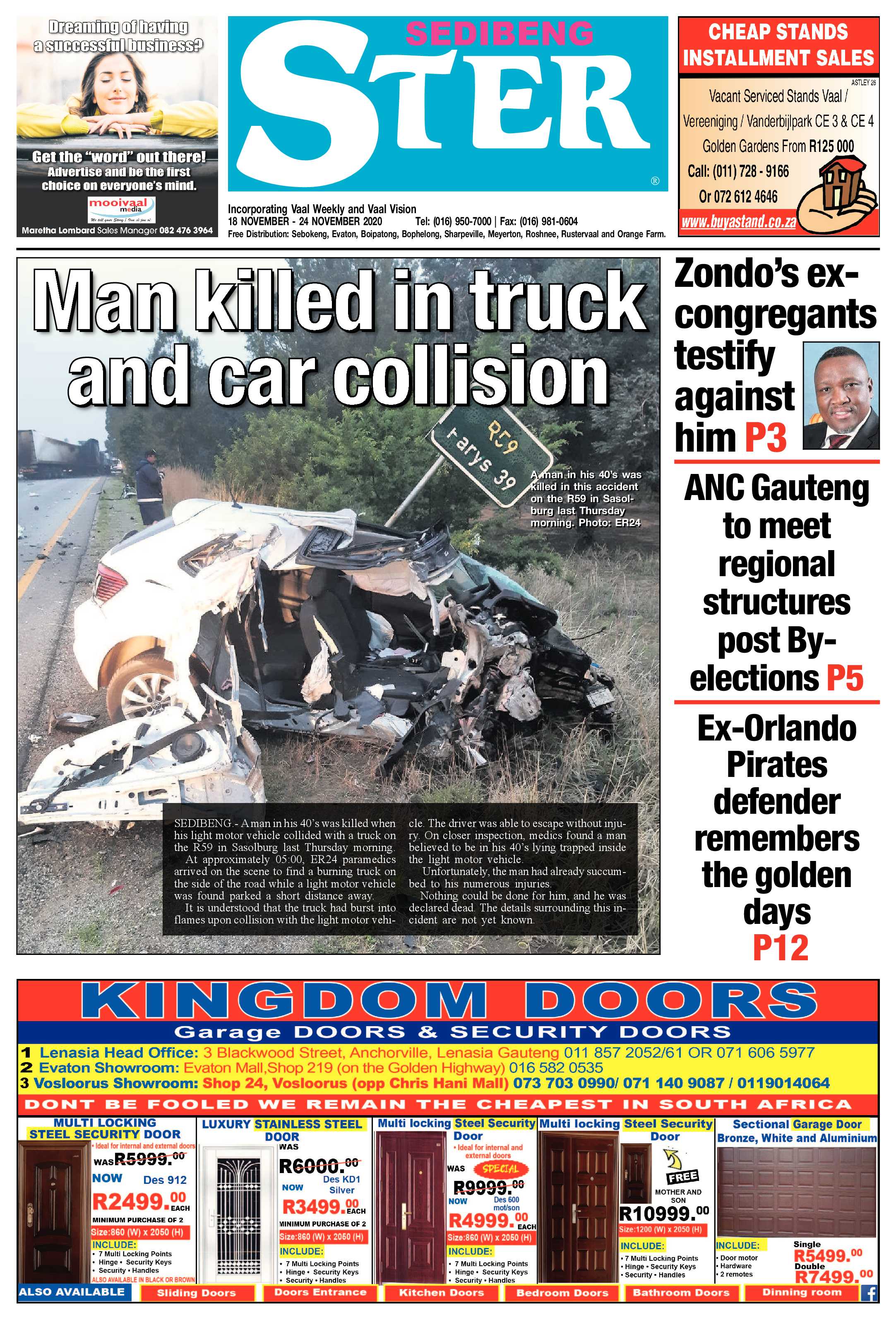 SEDIBENG STER 18 November – 24 November 2020 page 1
