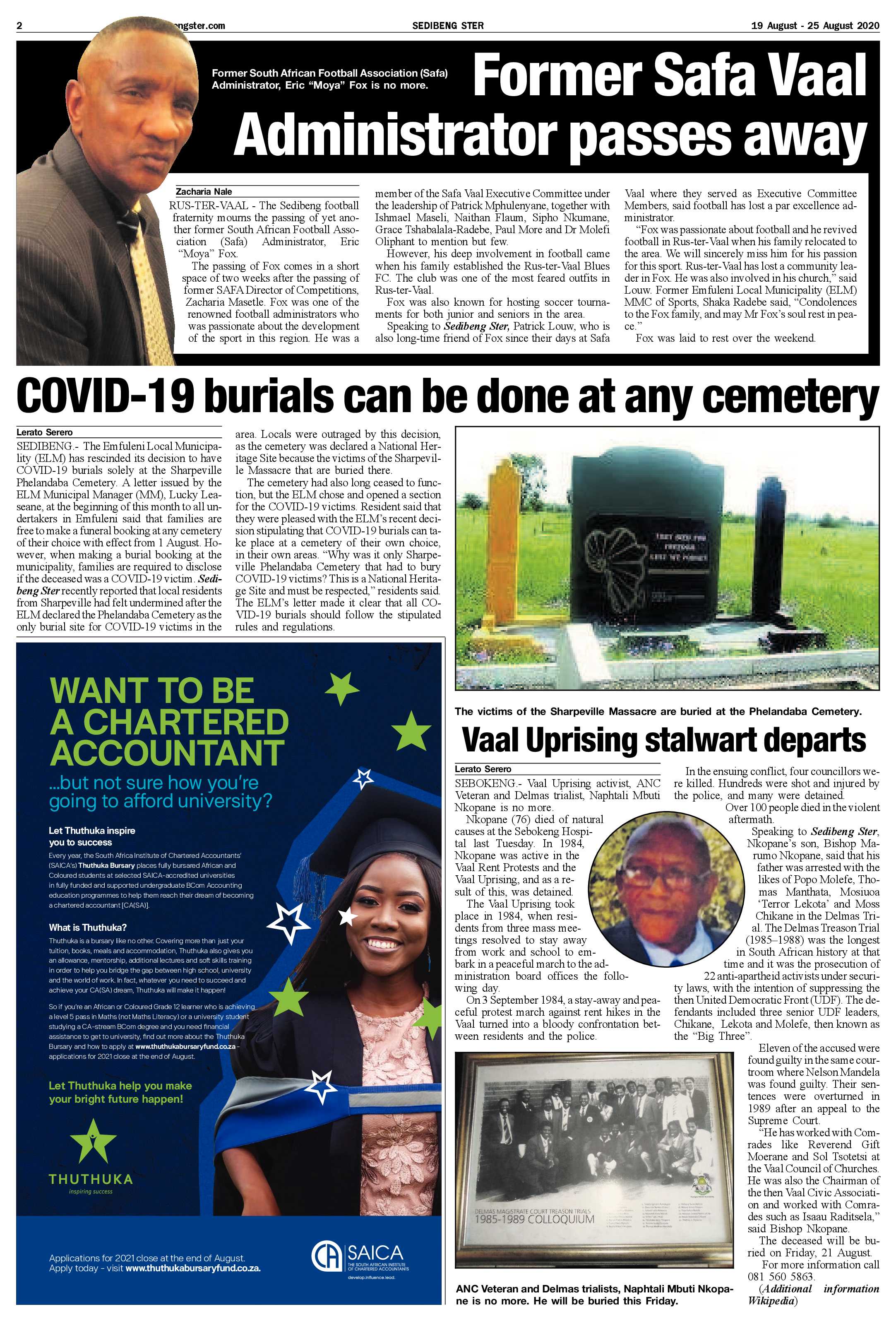 SEDIBENG STER 19 August – 25 August 2020 page 2
