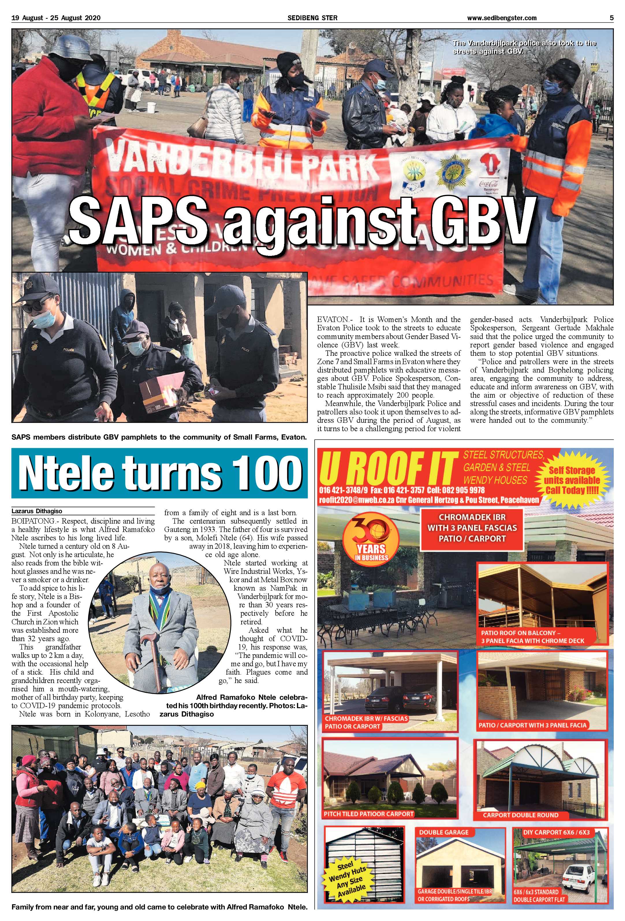 SEDIBENG STER 19 August – 25 August 2020 page 5