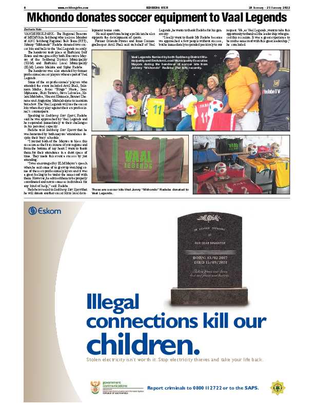 SEDIBENG STER 19 January – 25 January 2022 page 6