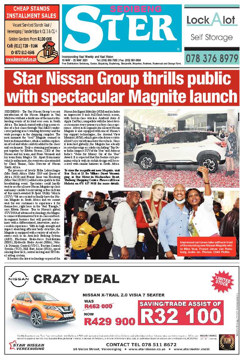 SEDIBENG STER 19 May – 25 May 2021 page 1
