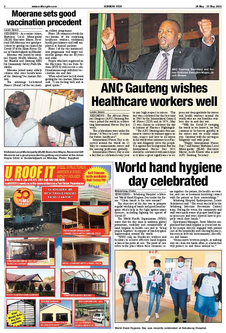 SEDIBENG STER 19 May – 25 May 2021 page 2