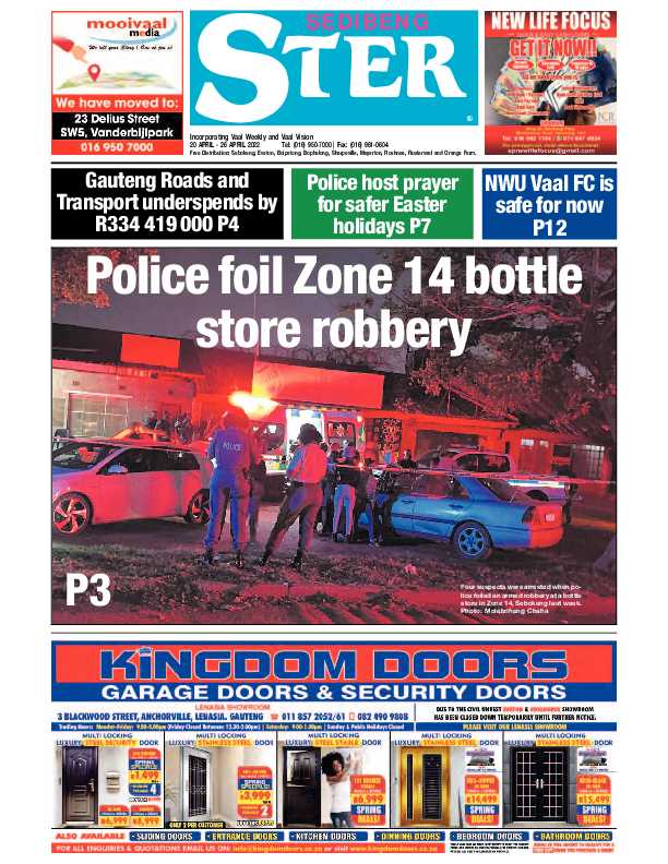 SEDIBENG STER 20 April – 26 April 2022 page 1